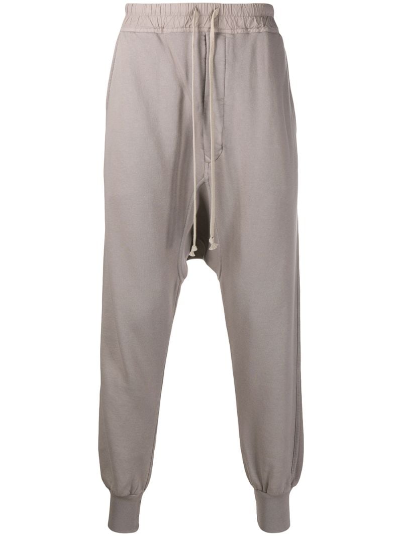 Rick Owens Drkshdw Drop Crotch Joggers In Grey