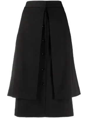 lemaire denim skirt