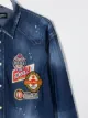 Dsquared2 Kids TEEN Jeanshemd mit Acid-Wash-Effekt