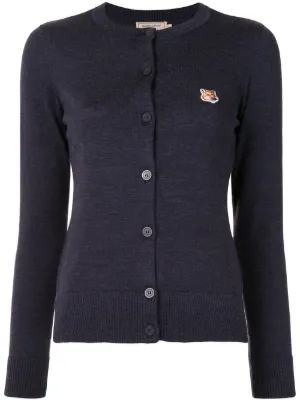 maison kitsune cardigan women