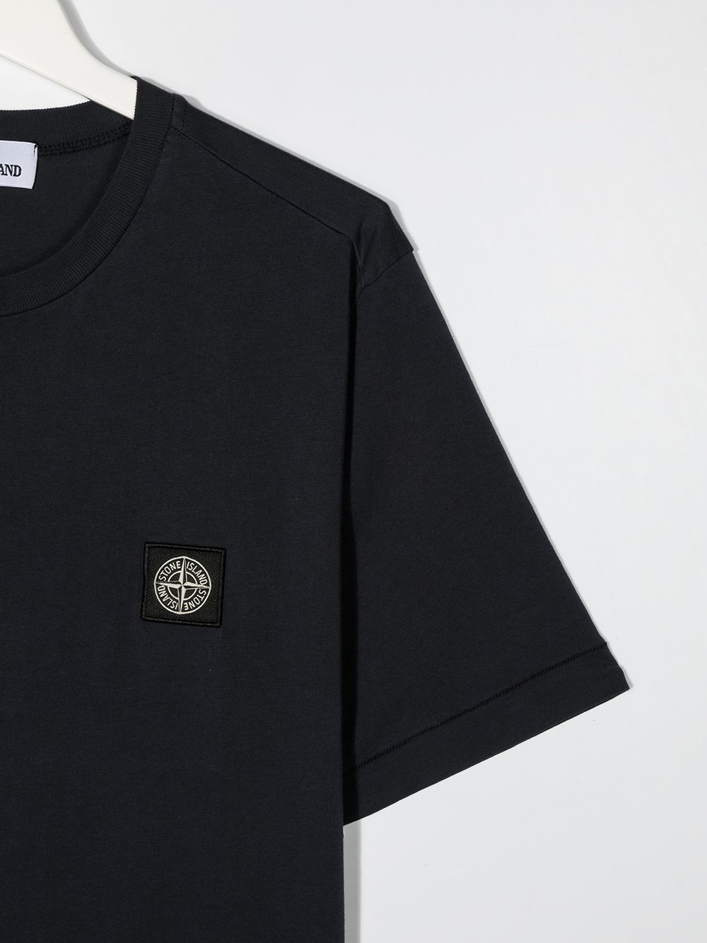 фото Stone island junior футболка с круглым вырезом