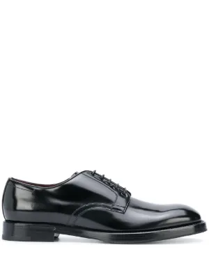 Nicolas Andreas Taralis 30mm slip-on leather derby shoes - Black