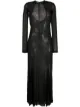 الصورة 1 من Ann Demeulemeester فستان ماكسي شبه شفاف