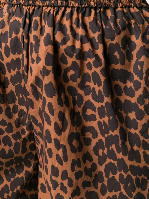 cheetah print high waisted shorts