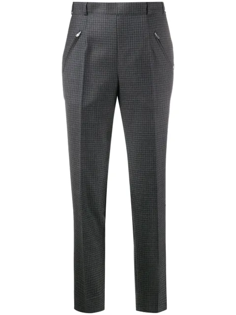 Maison Margiela check tapered trousers