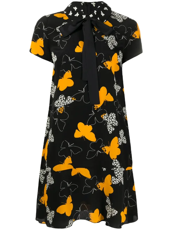 butterfly shift dress