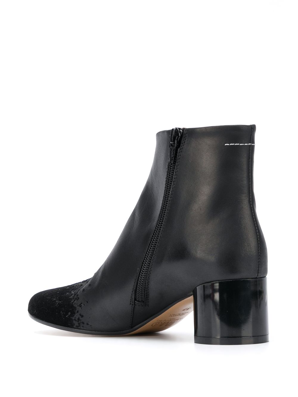 фото Mm6 maison margiela distressed-effect ankle boots