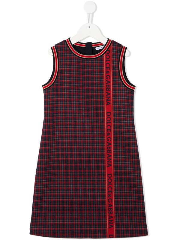 tartan shift dress