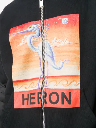 crane print hoodie展示图