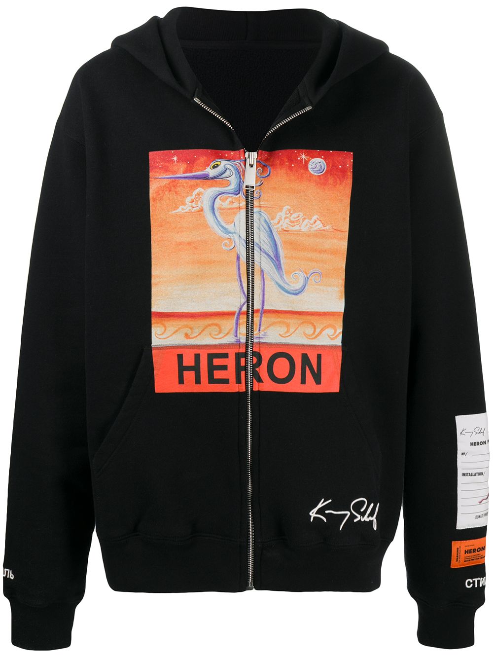 фото Heron preston худи с принтом