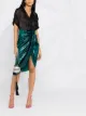 الصورة 2 من Just Cavalli تنورة ميدي مضلعة
