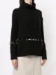 Sacai deconstructed roll neck jumper