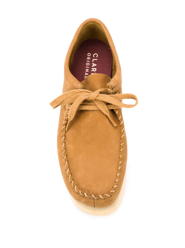 pålægge Hop ind Udgangspunktet Clarks Originals Wallacraft Suede Flatform Shoes - Farfetch