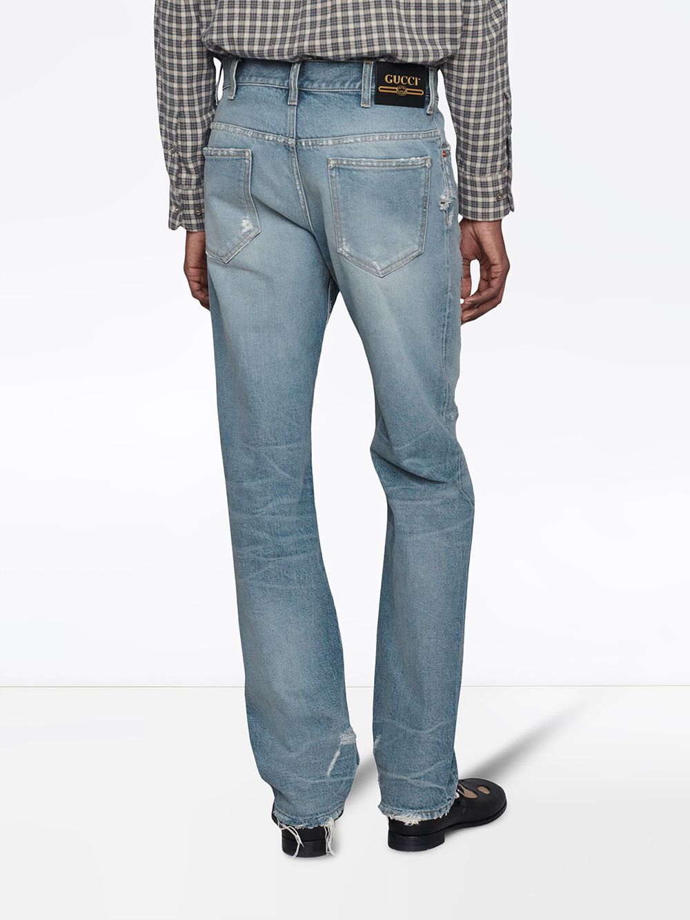 Gucci eco-bleached Organic Denim Jeans - Farfetch