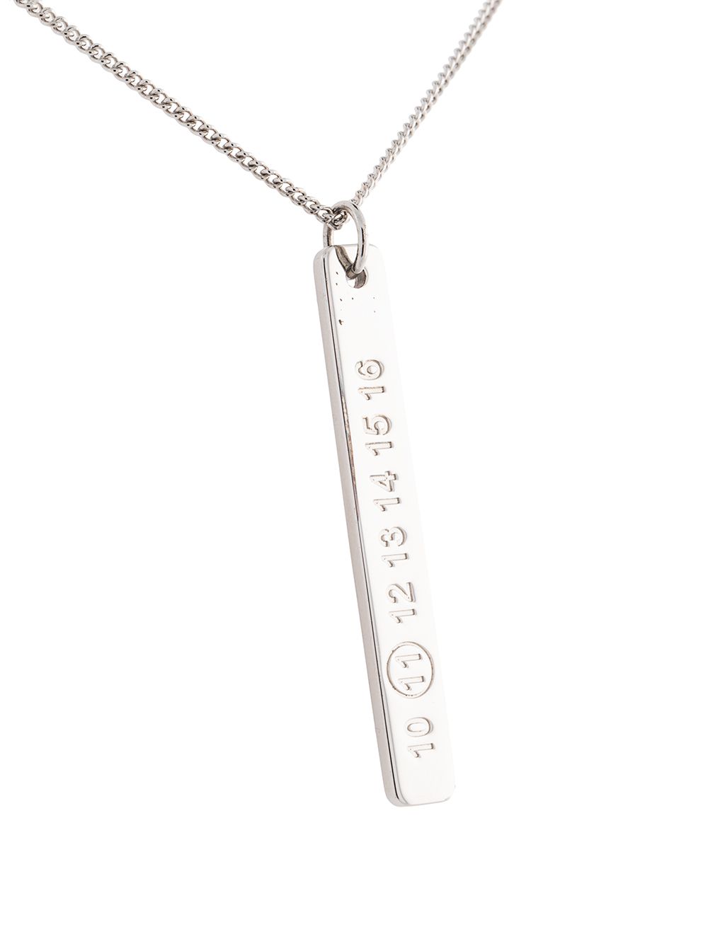 фото Maison margiela straight pendant necklace