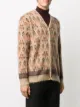 Needles navajo print knitted cardigan