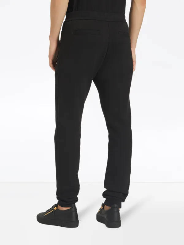 Giuseppe Zanotti Logo print track Pants Black FARFETCH AO