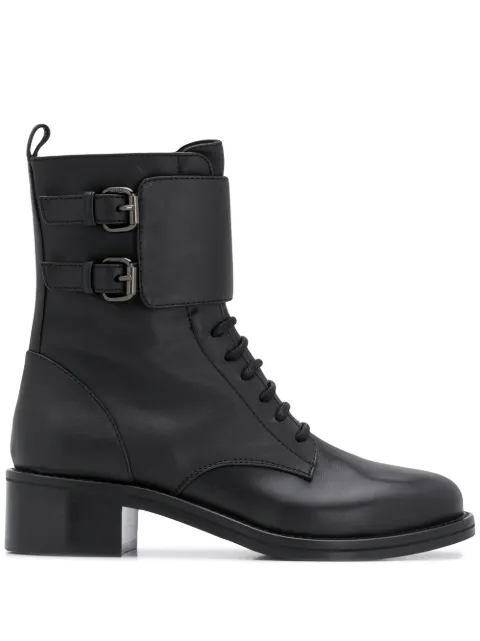 Le Silla Jessi lace-up leather boots