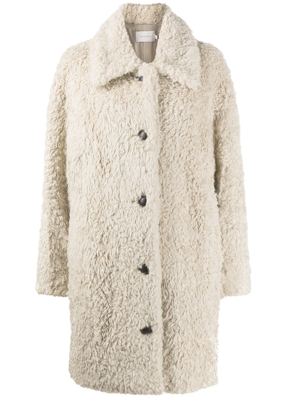 фото Low classic faux shearling coat