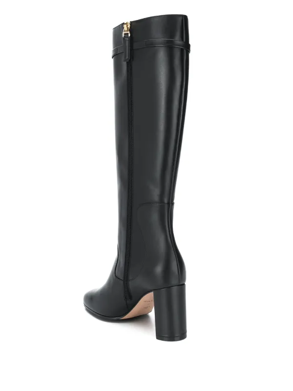 Calisse | Collezione The Bally Curling Boot | Stivali da donna | Pelle nera  | Bally