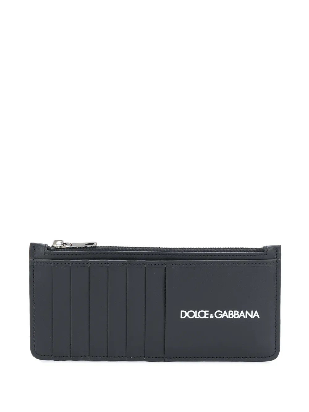 

Dolce & Gabbana tarjetero vertical mini - Negro