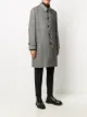 Department 5 textured single-breasted coat
