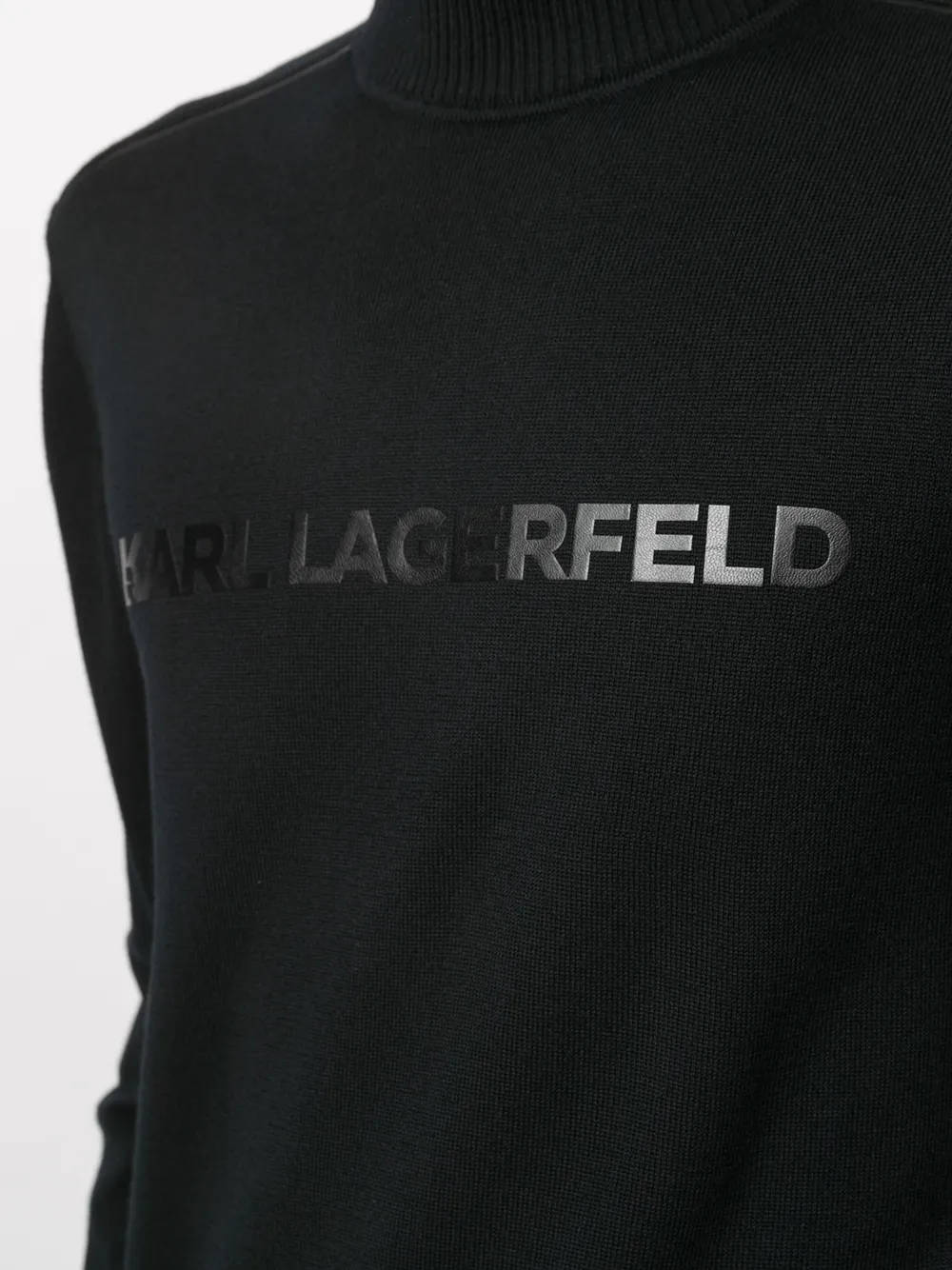 Karl Lagerfeld Coltrui met logo Zwart