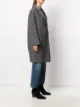 Twin-Set معطف كاروهات بصف أزرار