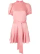 Image 1 of Alice+Olivia Mina pleated sleeve dress