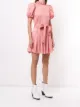 Alice+Olivia Mina pleated sleeve dress