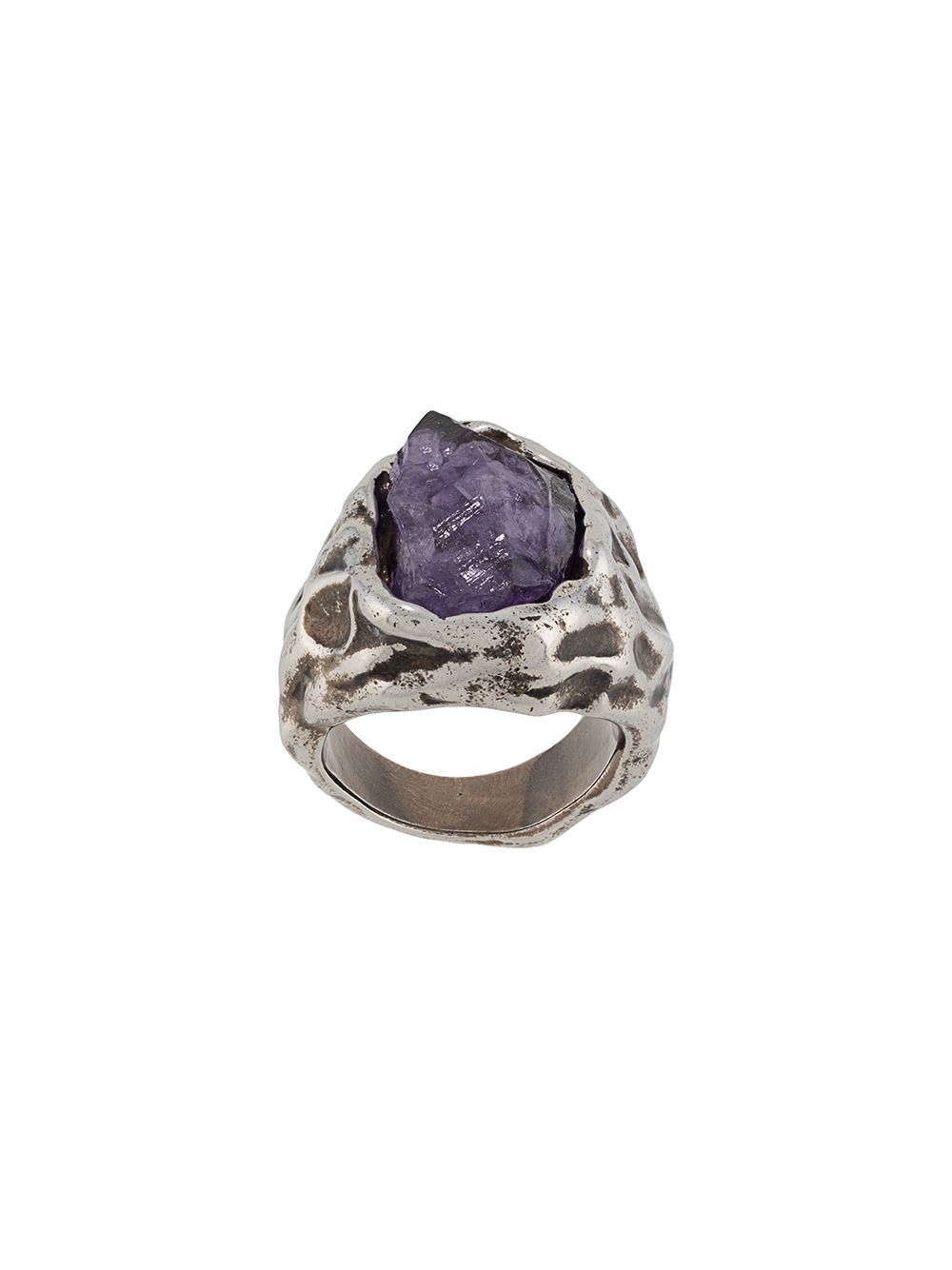 фото Dsquared2 фактурное кольцо с камнем
