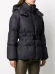 Moncler doudoune à taille ceinturée