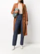 Image 2 of Gentry Portofino belted leather coat