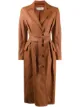 Image 1 of Gentry Portofino belted leather coat