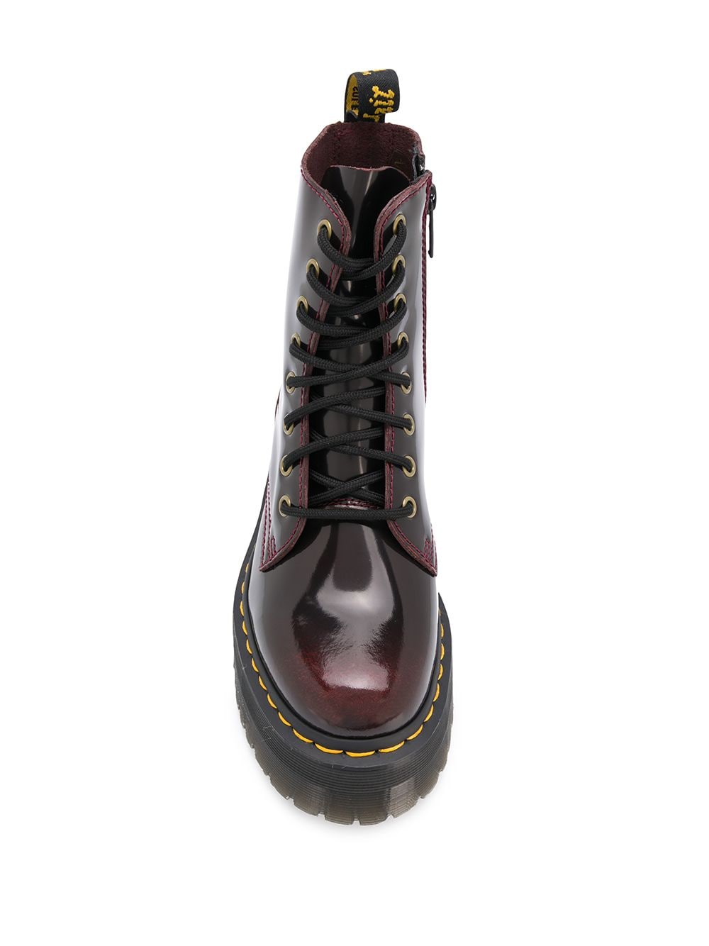 фото Dr. martens лакированные ботинки на шнуровке