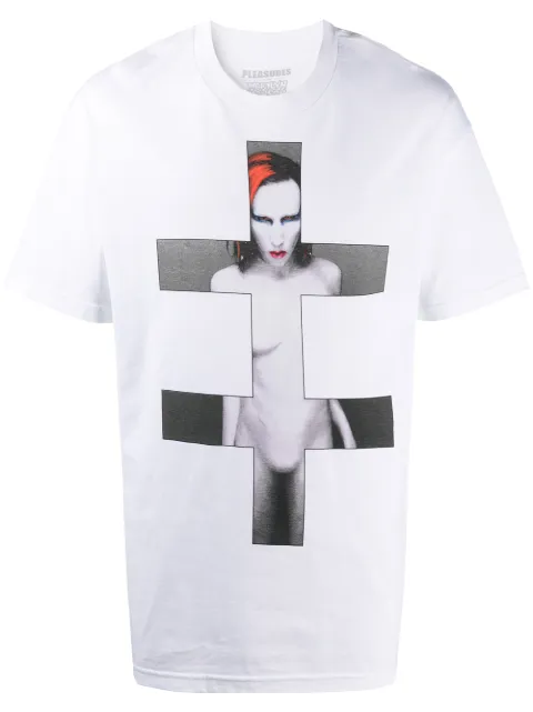 Pleasures graphic print T-shirt