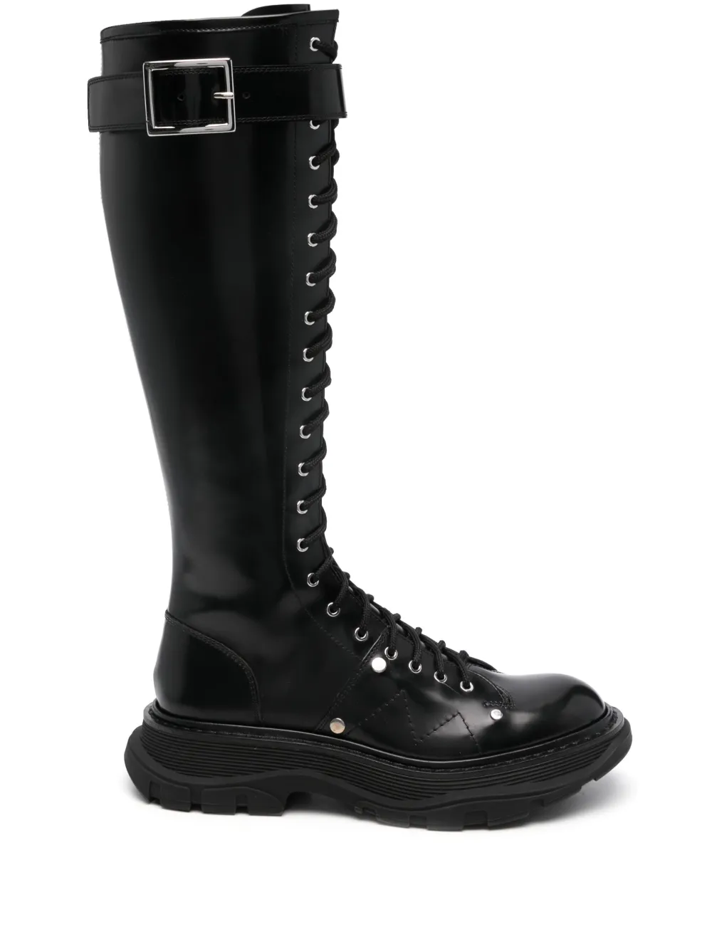 Alexander McQueen botas Tread | negro | Image 1