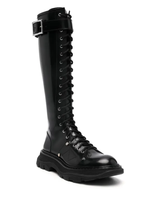 alexander mcqueen tread slick ロング　ブーツ Alexander McQueen Tread Slick ブーツ | ブラック | FARFETCH JP