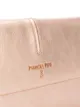 Patrizia Pepe metallic logo clutch