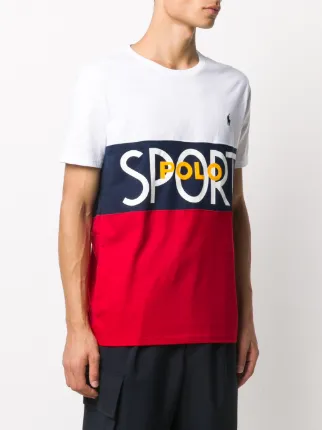 Sport colour-block T-shirt展示图