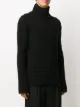 Ann Demeulemeester ribbed roll neck jumper