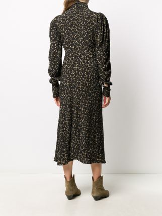 floral-print high neck dress展示图