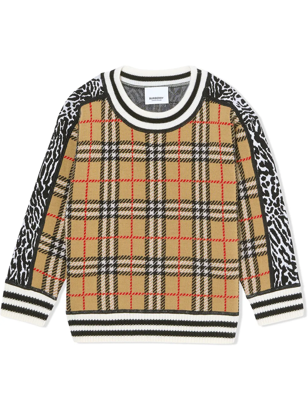 Burberry Kids джемпер в клетку House Check