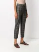 Brunello Cucinelli checked cropped trousers