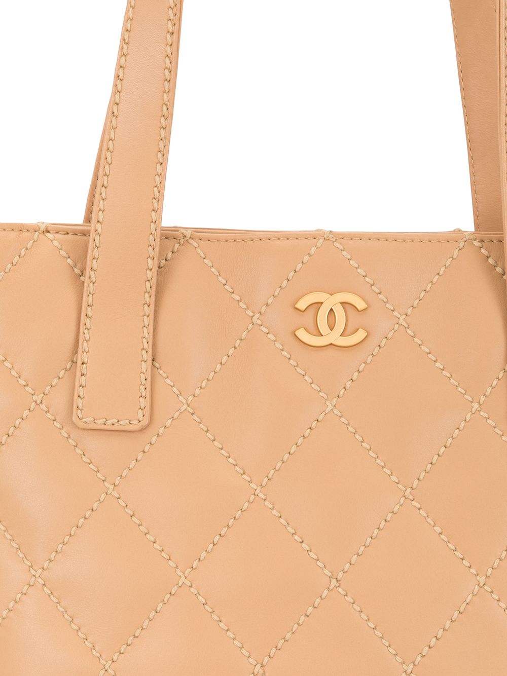 фото Chanel pre-owned сумка-тоут wild stitch 2004-го года