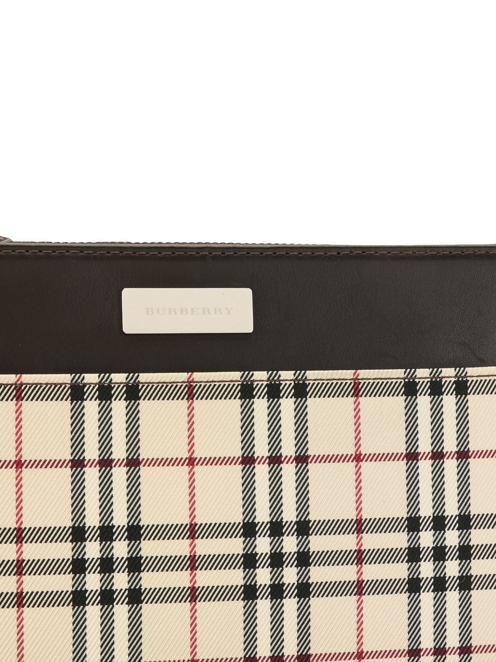 фото Burberry pre-owned клетчатая сумка на плечо