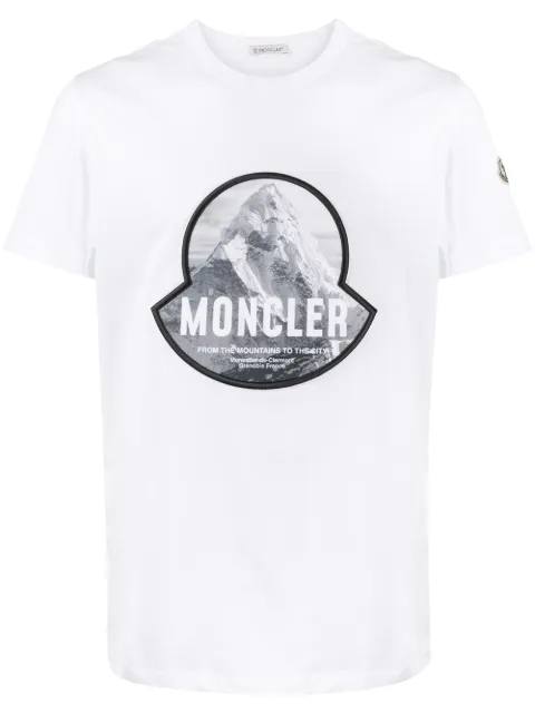moncler mountain logo t shirt