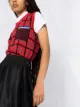 Moncler تنورة بكسرات وتصميم بثقوب