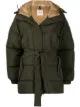 Image 1 sur Moncler doudoune ceinturée à capuche