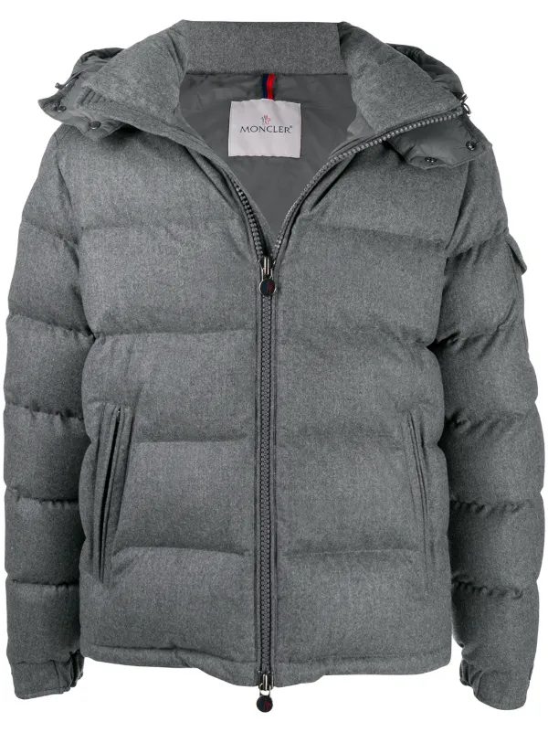 gray moncler coat